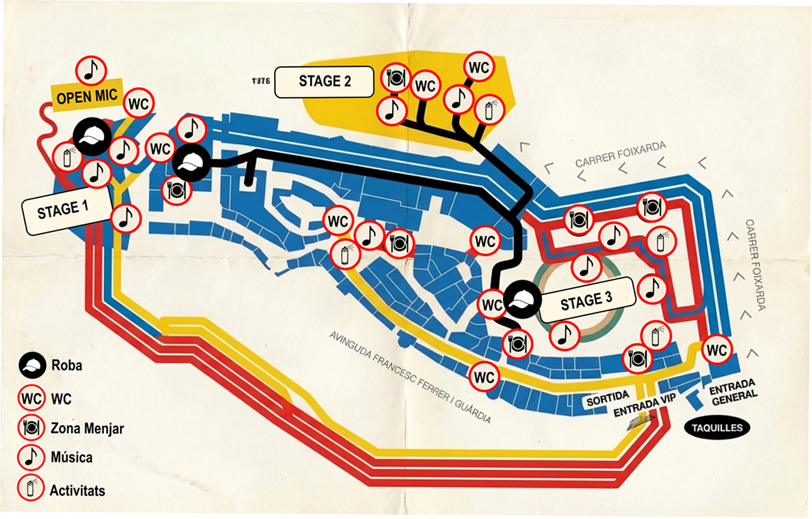 Mapa del recinto — Transit Festival